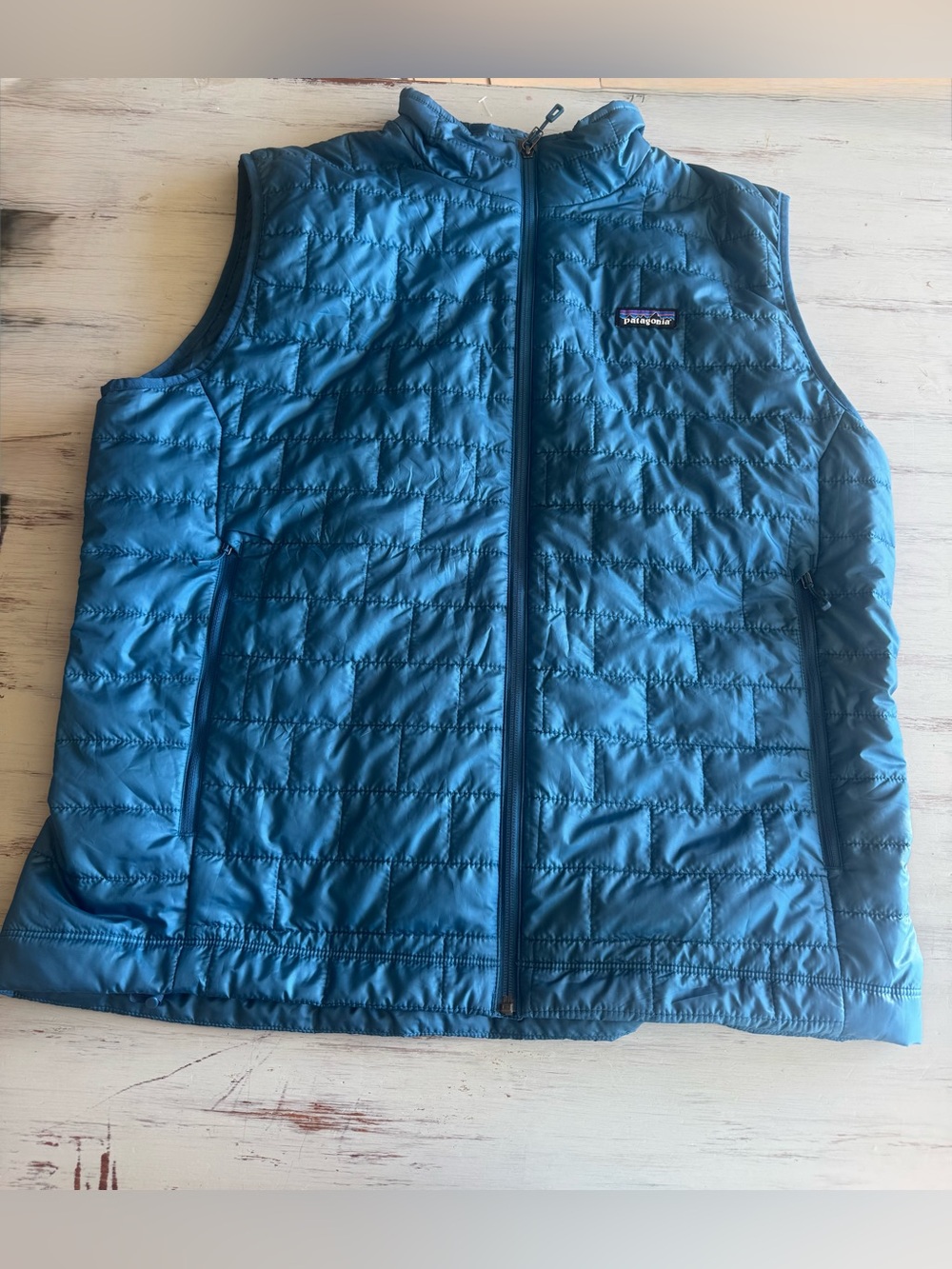 Patagonia Men’s Nano Puff Vest XL Lagom Blue PrimaLoft Insulated 84242 SP24